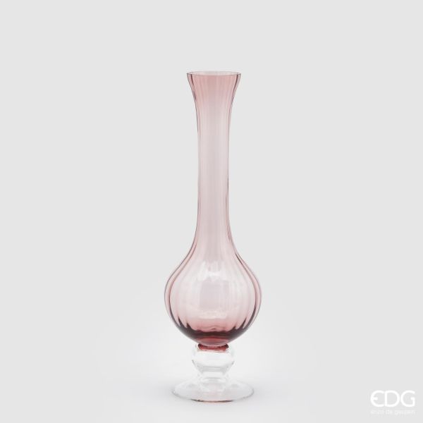 Langhals Vase<br>ANT. PINK H 40 cm<br>