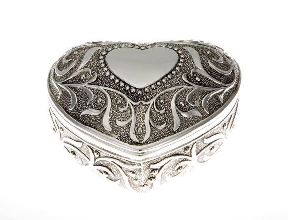 Jewelry box, heart small