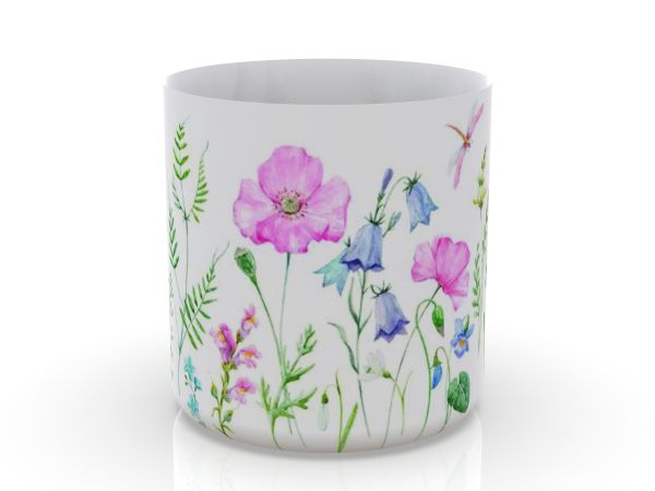 *NEU*Blumentopf gro&szlig;, Blumenwiese<br>