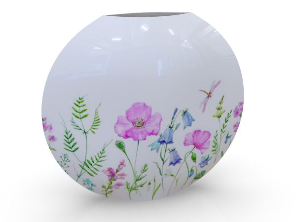 *NEU*Vase gro&szlig;, Blumenwiese<br>