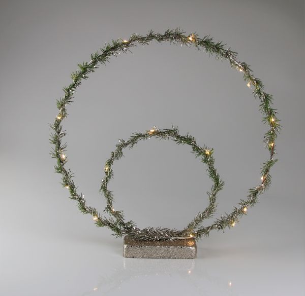 LED Kreis m.Tanne 40*6<br>B6 L40 H40 wire/metal/plastic Batterie