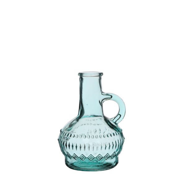 Vase Lille blau<br>H10 cm D 7 cm<br>12 Stück<br>