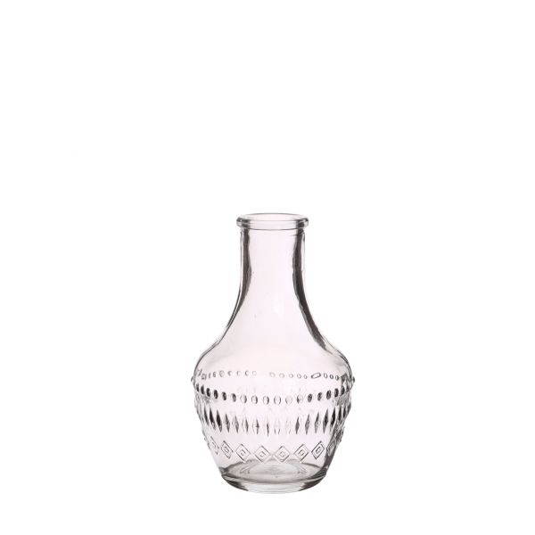 Vase Milano klar<br>H10 cm D 6 cm<br>12 Stück<br>
