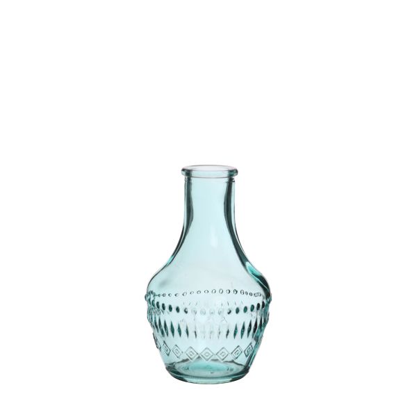 Vase Milano blau<br>H10 cm D 6 cm<br>12 Stück<br>