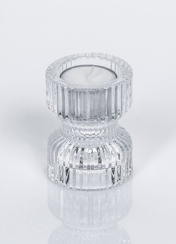 Candlestick to turn glass